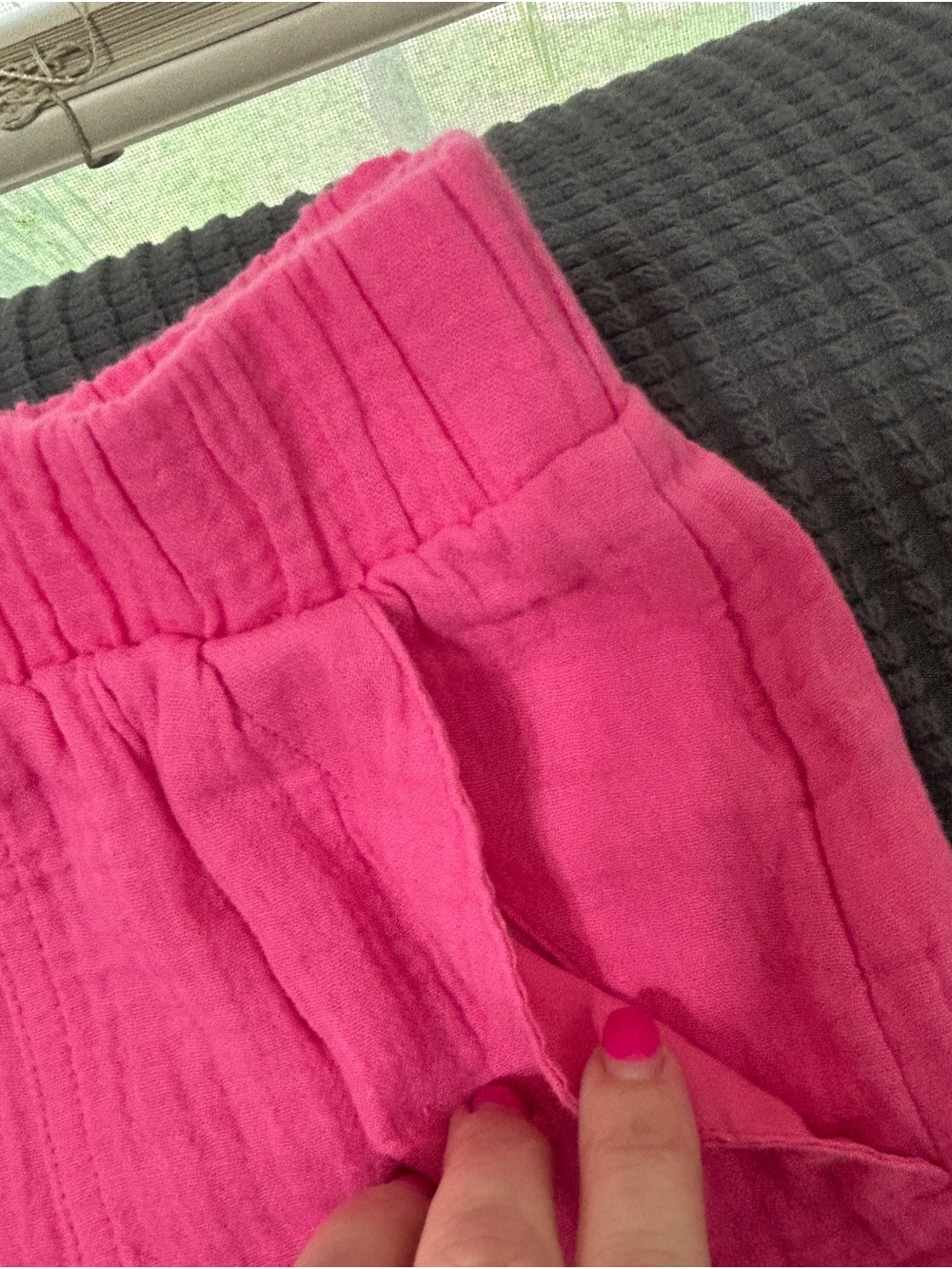 Linen Style Shorts - Picture 2 of 4